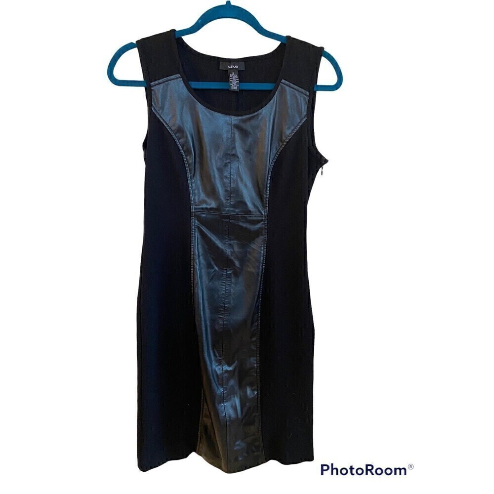 Alfa Size:6 Black Sleeveless Dress